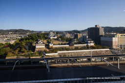 福山城全景 | 高解像度画像サイズ：6602 x 4404 pixels | 写真番号：344A2640 | 撮影：Canon EOS R5