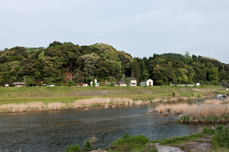 飯梨川と月山富田城