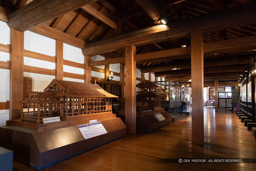 広島城二の丸多聞櫓内部