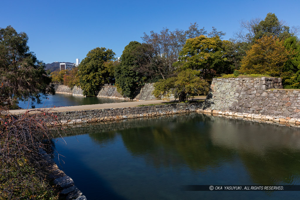 広島城本丸中御門跡
