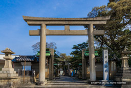 岸城神社一の鳥居 | 高解像度画像サイズ：7985 x 5326 pixels | 写真番号：344A9195 | 撮影：Canon EOS R5