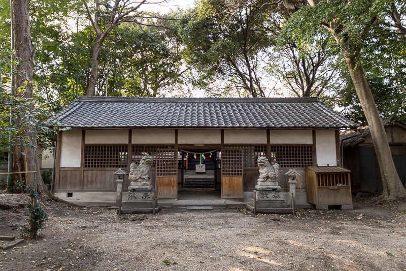 菅田比売神社の拝殿