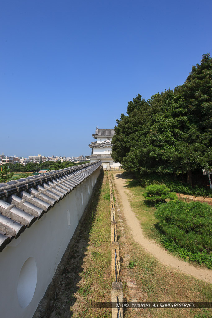 坤櫓・人丸社跡