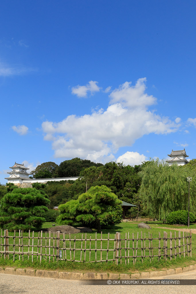 明石城・縦アングル