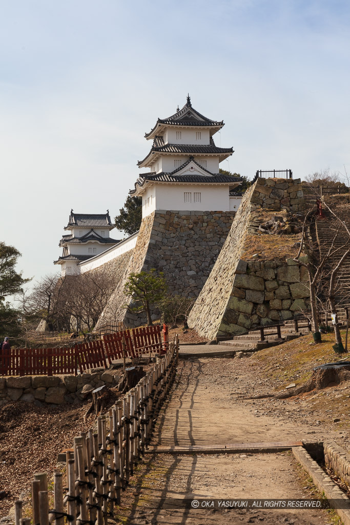 明石城・縦アングル