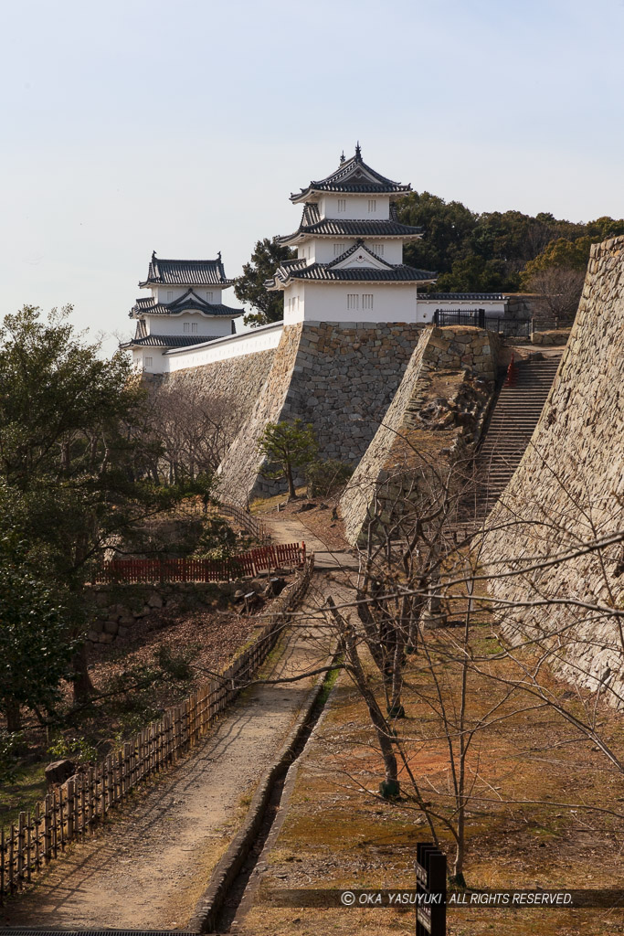 明石城・縦アングル