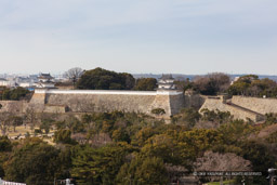 坤櫓と巽櫓｜高解像度画像サイズ：8688 x 5792 pixels｜写真番号：5DSA8310｜撮影：Canon EOS 5DS