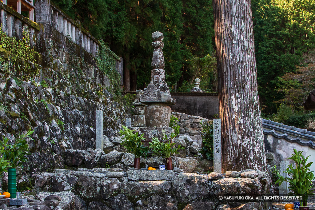 安芸国虎と殉死した家臣の墓・浄貞寺