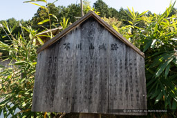 芥川山城の解説板|高解像度画像サイズ:6000 x 4000 pixels|写真番号:IMG_6852|撮影:Canon PowerShot G1 X Mark III