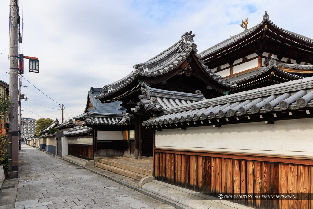 尼崎寺町の風景