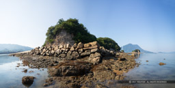 甘崎城と石垣・7000万画素パノラマ｜高解像度画像サイズ：12180 x 6119 pixels｜写真番号：_D4A1468-Edit｜撮影：Canon EOS 5D Mark IV