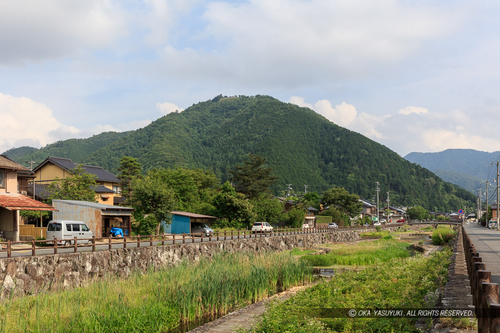 谷山川と有子山遠景