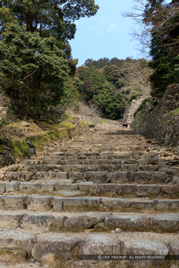 安土城大手道｜高解像度画像サイズ：5473 x 8210 pixels｜写真番号：5DSA4417｜撮影：Canon EOS 5DS