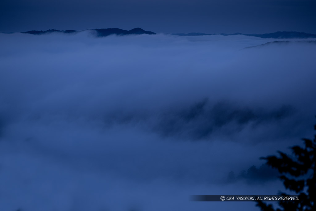 雲海に埋没する様子