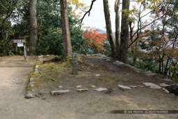 十の平櫓跡・水手門脇曲輪|高解像度画像サイズ:6720 x 4480 pixels|写真番号:5D4A3556|撮影:Canon EOS 5D Mark IV
