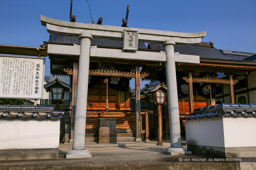 天神の丸にあった臥牛天神社｜高解像度画像サイズ：4064 x 2704 pixels｜写真番号：100-6911S53B｜撮影：Canon EOS-1DS