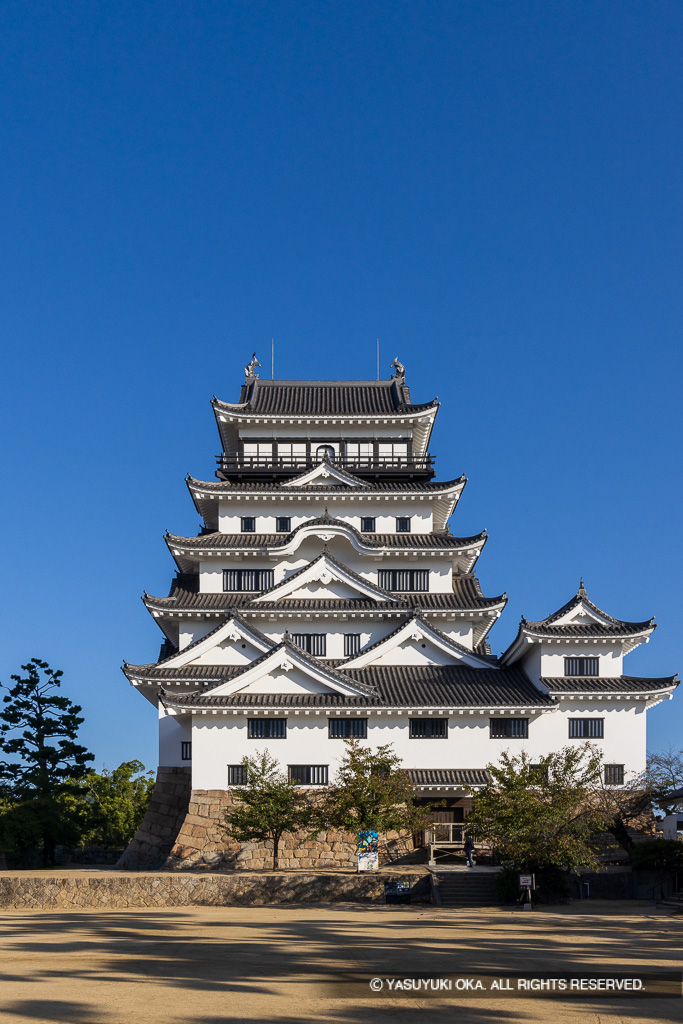 福山城天守南面