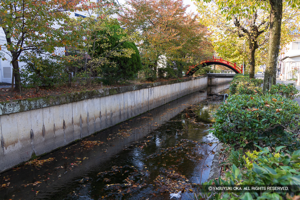 惣門跡（福山城下北側）