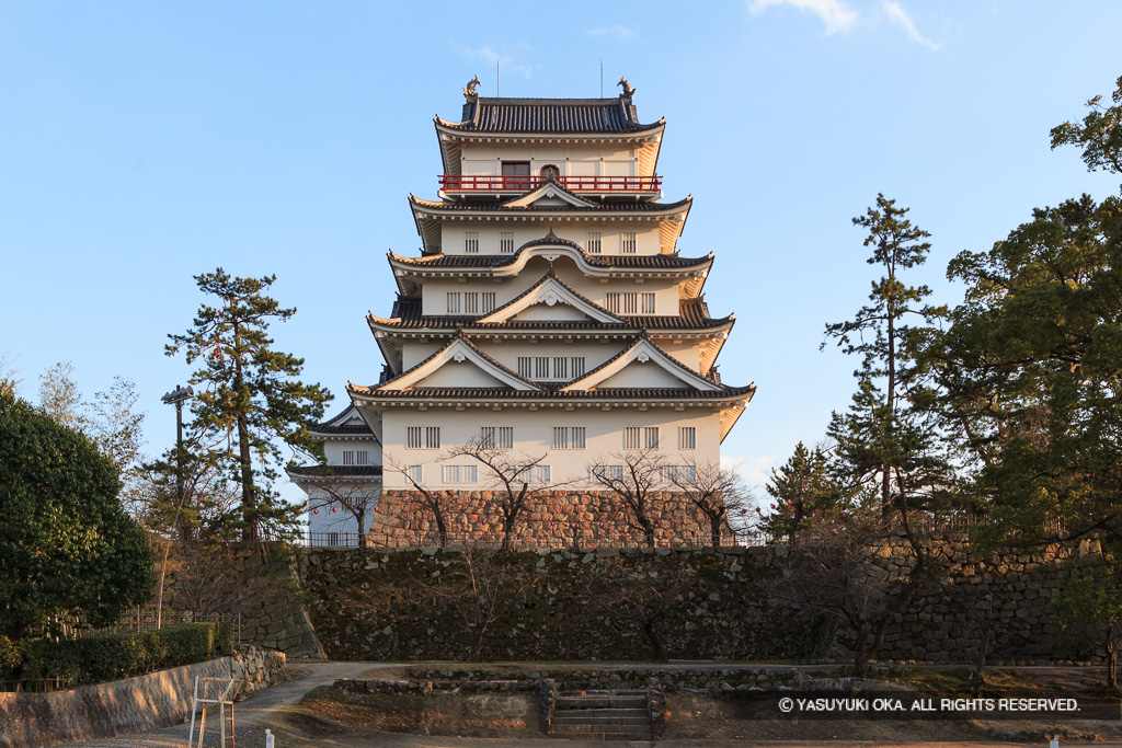 天守北面（鉄板張り以前）