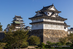 福山城伏見櫓・鐘櫓・天守 | 高解像度画像サイズ：8192 x 5464 pixels | 写真番号：344A2724 | 撮影：Canon EOS R5