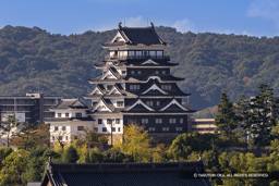 福山城天守北面の鉄板張り | 高解像度画像サイズ：4856 x 3239 pixels | 写真番号：344A2740 | 撮影：Canon EOS R5