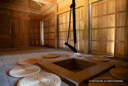 花の壇・復元建物内 | 高解像度画像サイズ：6720 x 4480 pixels | 写真番号：5D4A0035 | 撮影：Canon EOS 5D Mark IV