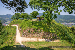 本丸跡から二の丸跡・堀切 | 高解像度画像サイズ:6720 x 4480 pixels | 写真番号:5D4A0212 | 撮影:Canon EOS 5D Mark IV