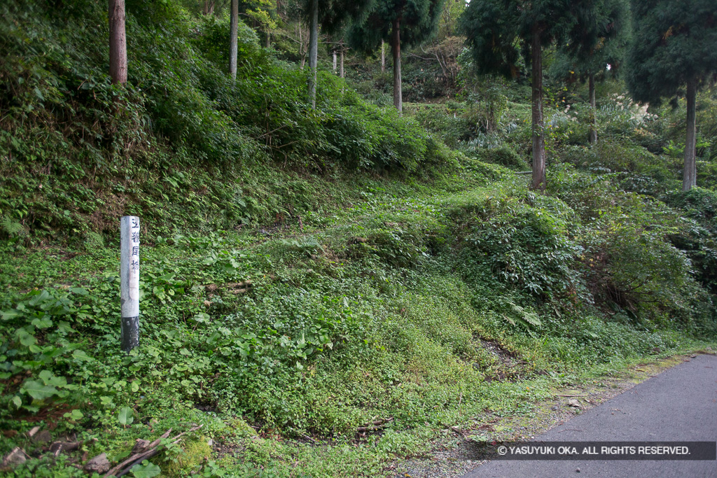 玄蕃尾城登山口