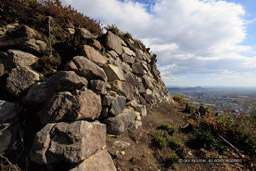 八幡山城出丸石垣南面｜高解像度画像サイズ：7846 x 5233 pixels｜写真番号：344A5995｜撮影：Canon EOS R5