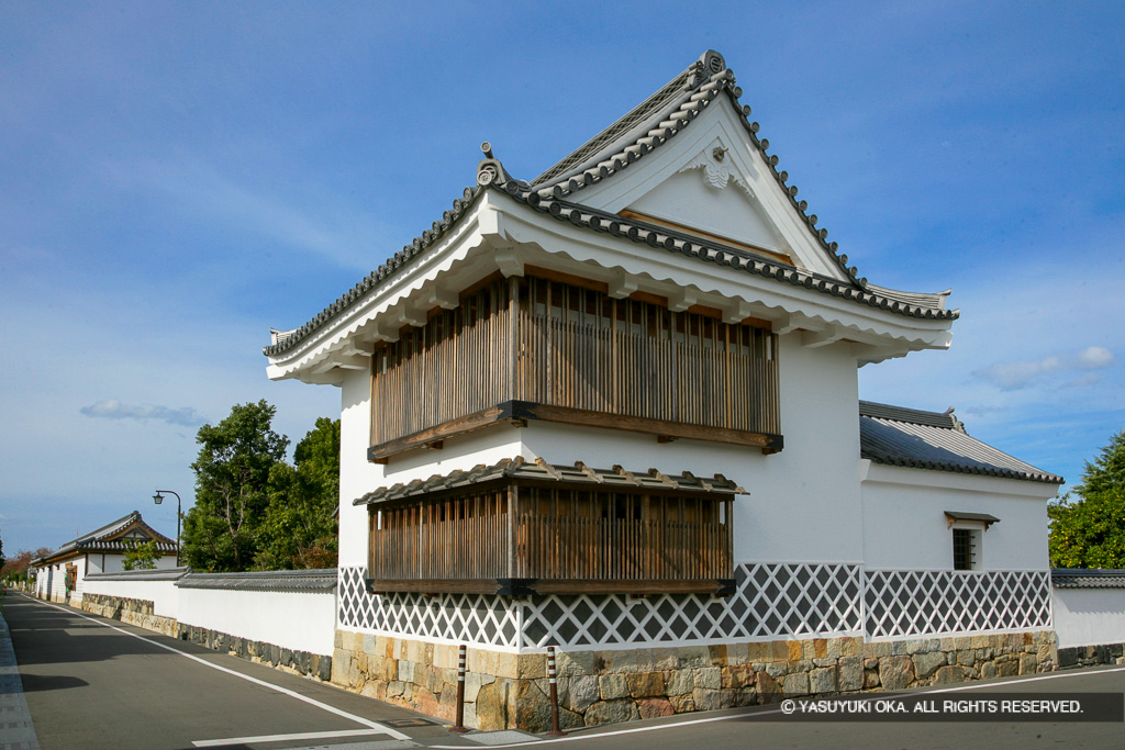 萩城三の丸の物見櫓・萩博物館