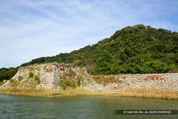 天守台と指月山 | 高解像度画像サイズ：4992 x 3328 pixels | 写真番号：VJ7Z4495 | 撮影：Canon EOS-1Ds Mark II