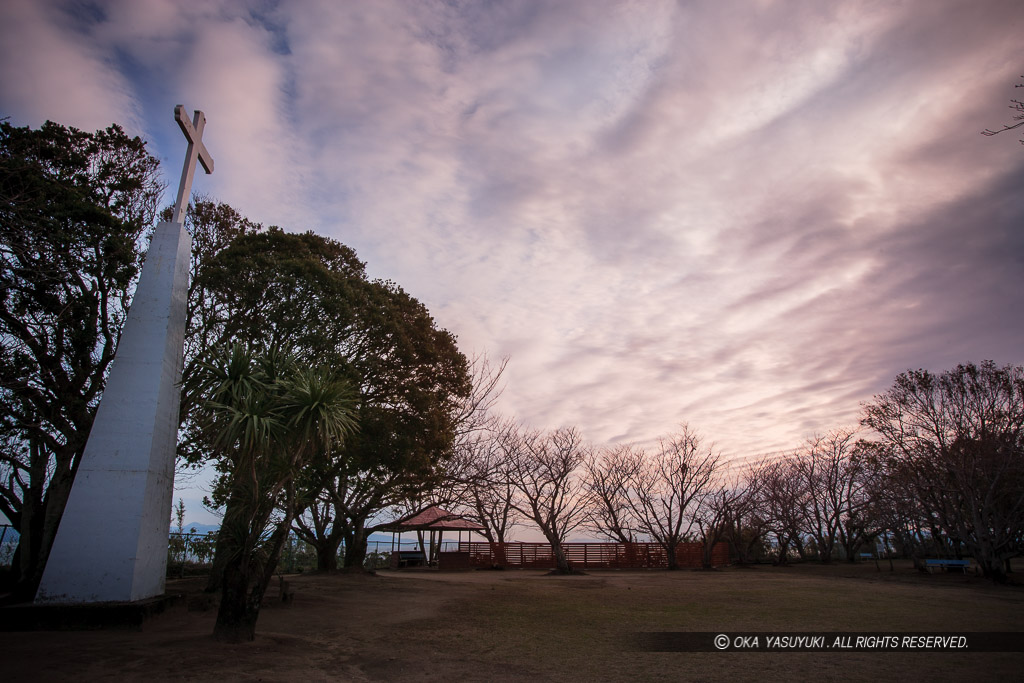 本丸の夕景