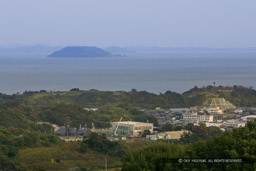 原城と談合島・湯島・島原湾｜高解像度画像サイズ：2979 x 1986 pixels｜写真番号：266-6629_IMG｜撮影：Canon EOS D60