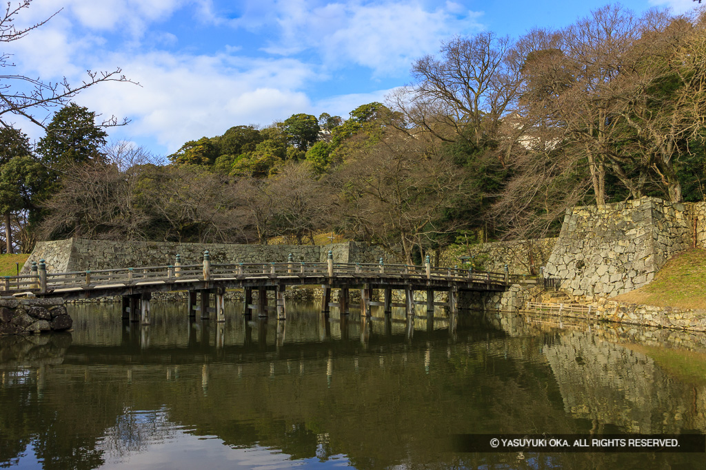 大手門虎口と大手門橋