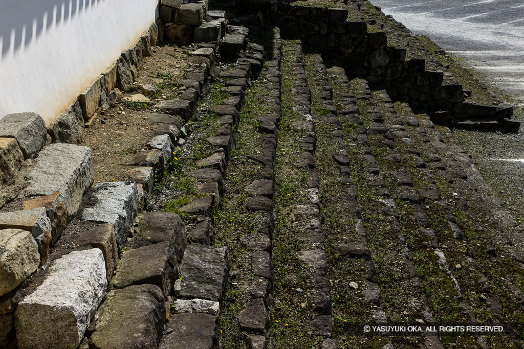 佐和口多聞櫓の雁木