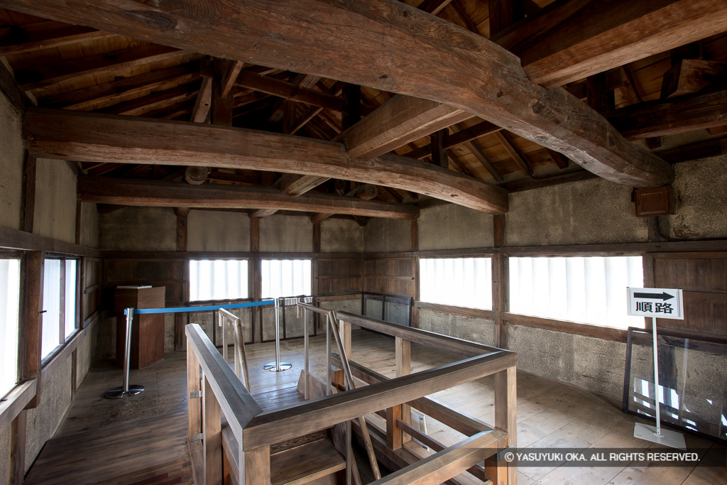 西の丸三重櫓3階内部