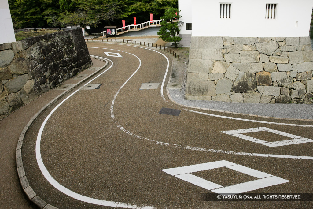 佐和口門跡の礎石