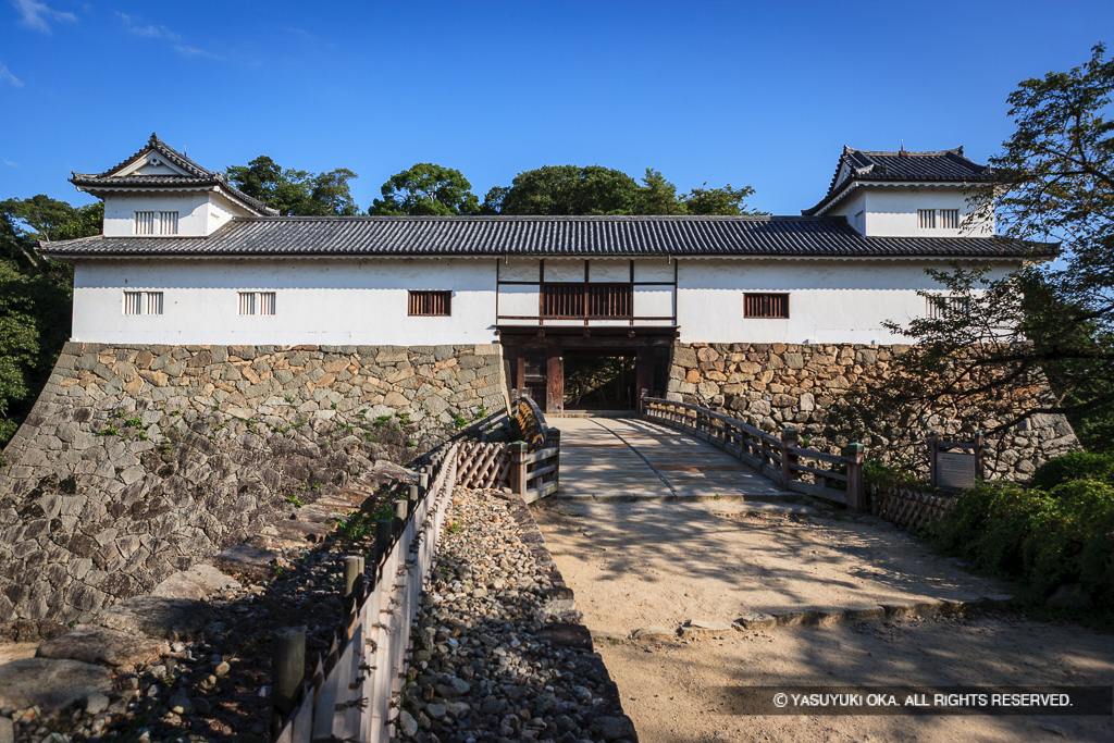 天秤櫓を正面から