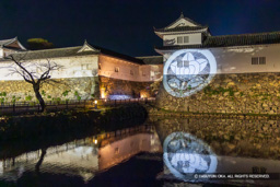 二の丸佐和口多聞櫓ライトアップ | 高解像度画像サイズ：8192 x 5464 pixels | 写真番号：6F1A6751 | 撮影：Canon EOS R5m2