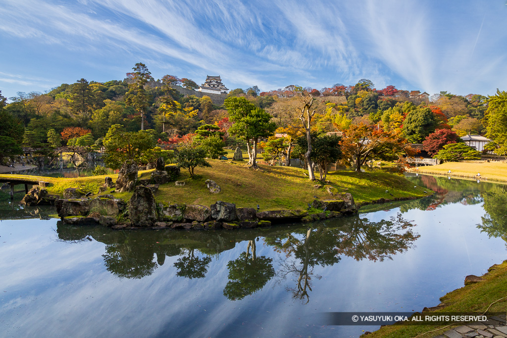 秋の玄宮園・紅葉