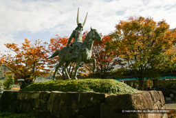 井伊直政銅像 | 高解像度画像サイズ：3056 x 2037 pixels | 写真番号：257-5748_IMG | 撮影：Canon EOS D60