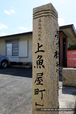 上魚屋町石碑 | 高解像度画像サイズ：4222 x 6332 pixels | 写真番号：5D4A5825 | 撮影：Canon EOS 5D Mark IV