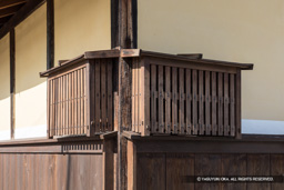 足軽組辻番所の監視窓 | 高解像度画像サイズ：6720 x 4480 pixels | 写真番号：5D4A5877 | 撮影：Canon EOS 5D Mark IV