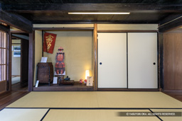 足軽組辻番所（旧磯島家住宅）・座敷 | 高解像度画像サイズ：6720 x 4480 pixels | 写真番号：5D4A5891 | 撮影：Canon EOS 5D Mark IV