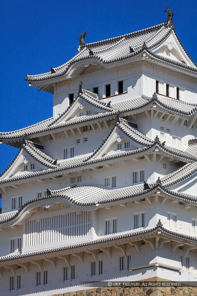 姫路城大天守南面