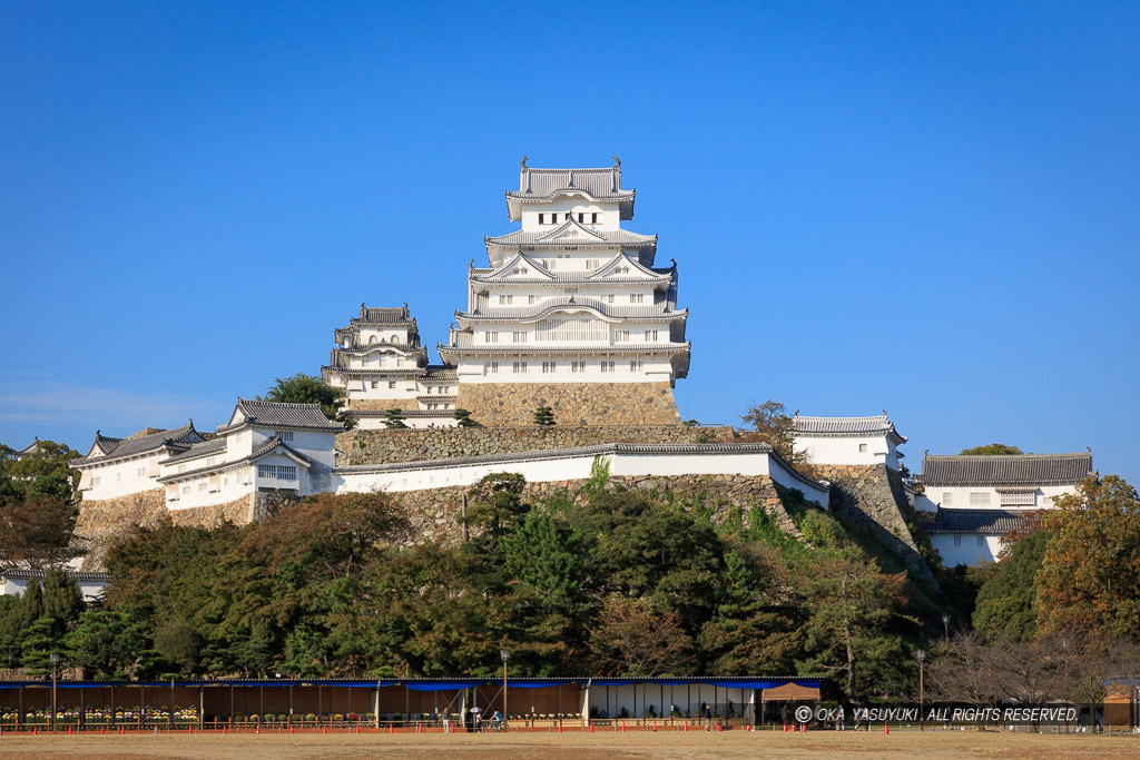 姫路城の平山城らしさ