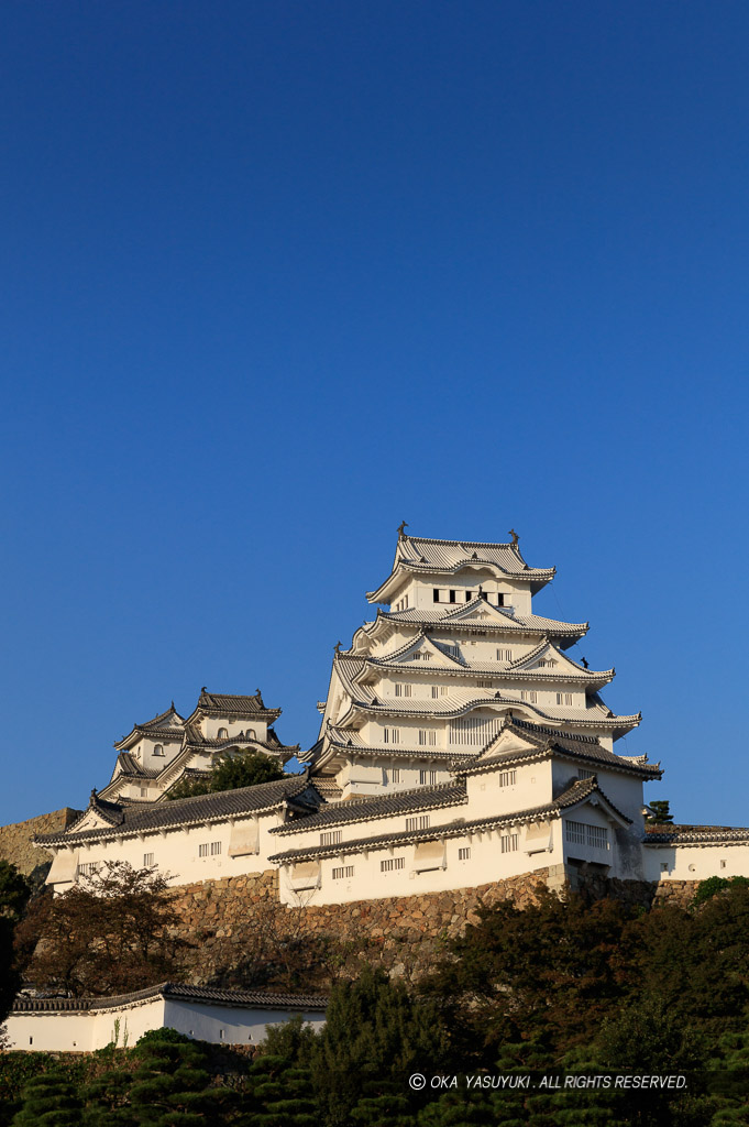三ノ丸から観た姫路城