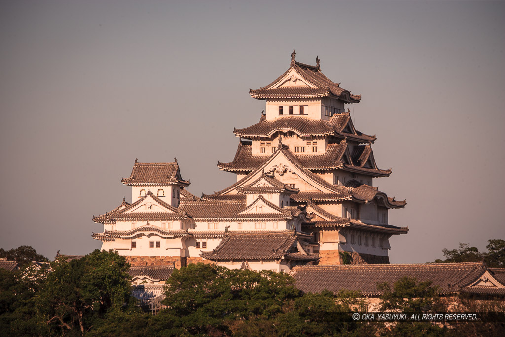 景福寺公園から望む姫路城