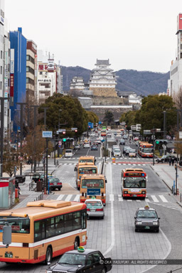JR姫路駅から姫路城|高解像度画像サイズ:3007 x 4515 pixels|写真番号:5D4A5227|撮影:Canon EOS 5D Mark IV