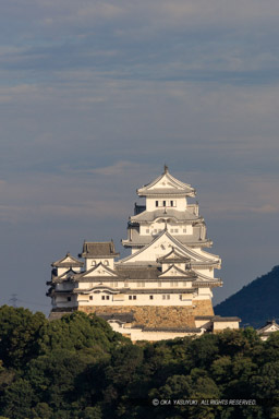 名古山霊苑から観る姫路城西面|高解像度画像サイズ:4360 x 6540 pixels|写真番号:5DSA0803|撮影:Canon EOS 5DS
